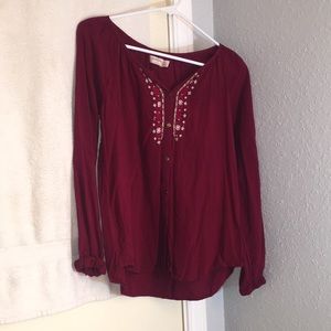 Faded glory flowy shirt